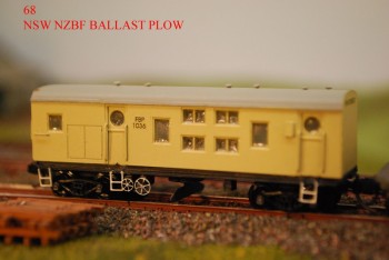 NZBF Bogie Ballast Plow